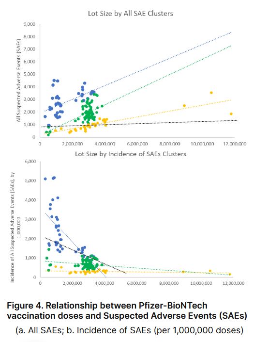 Pfizer batch adverse event variation